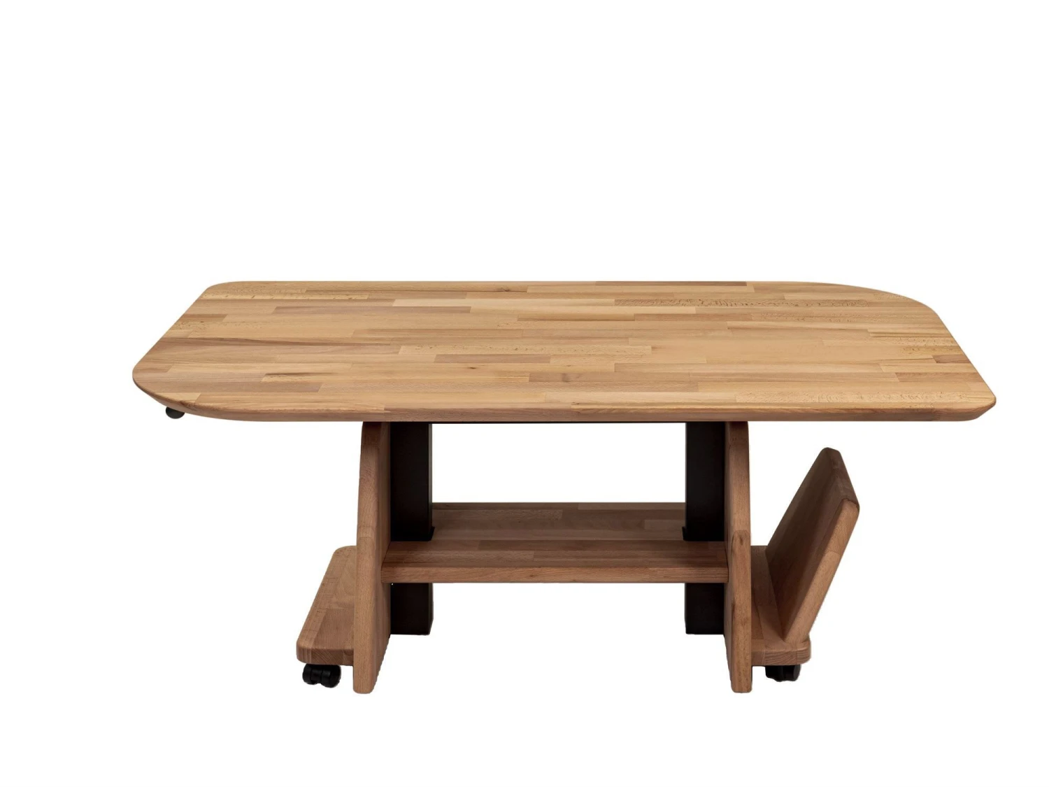 COUCHTISCH Cecislava 105x65x50 Höhenverstellbar Wildeiche 3 COUCHTISCH Cecislava 105x65x50 Höhenverstellbar Wildeiche – Bild 3