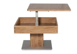 COUCHTISCH Celene 67x67x43 Höhenverstellbar;diagonal Verschiebbar Wildeiche -Yamazaki Mobel Geschaft 58 aufm kessel couchtisch celene 67x67x43 hohenverstellbar diagonal verschiebbar wildeiche 2