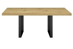 ESSTISCH Elgin 3 210x80x100 Metall+Holzwerkstoff Schwarz/Asteiche 6 ESSTISCH Elgin 3 210x80x100 Metall+Holzwerkstoff Schwarz/Asteiche -Yamazaki Mobel Geschaft 58 aufm kessel esstisch elgin 3 210x80x100 metall holzwerkstoff schwarz asteiche 2