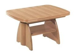 FUNKTIONSTISCH Ausziehbar Cass 125(165,5) X 75 X 56-75 Wohnzimmertisch Wildeiche