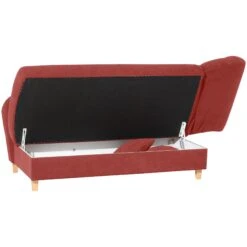 RECAMIERE Mit Armteil Rechts Klappbar Katia Buche/terracotta -Yamazaki Mobel Geschaft 58 aufm kessel recamiere mit armteil rechts klappbar katia buche terracotta 3