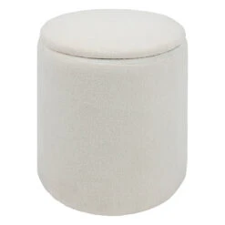 Pouf In Weiß