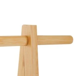 Kleiderständer Mit 2 Ablagen, Bambus -Yamazaki Mobel Geschaft axentia kleiderstander mit 2 ablagen bambus 3