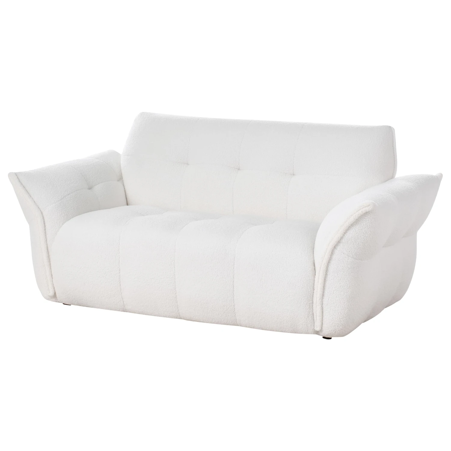 2-Sitzer Sofa HALBA In Weiß/Schwarz - (W) 174 X (H) 80 X (L) 85 Cm 4 2-Sitzer Sofa HALBA In Weiß/Schwarz - (W) 174 X (H) 80 X (L) 85 Cm – Bild 4