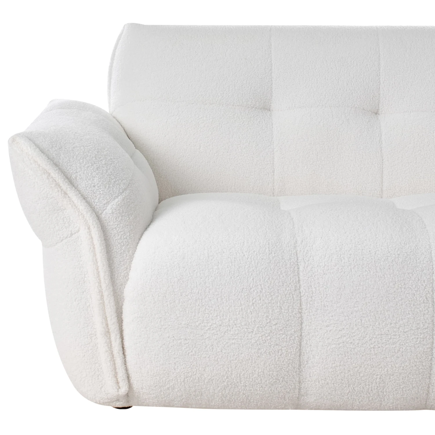 2-Sitzer Sofa HALBA In Weiß/Schwarz - (W) 174 X (H) 80 X (L) 85 Cm 6 2-Sitzer Sofa HALBA In Weiß/Schwarz - (W) 174 X (H) 80 X (L) 85 Cm – Bild 6