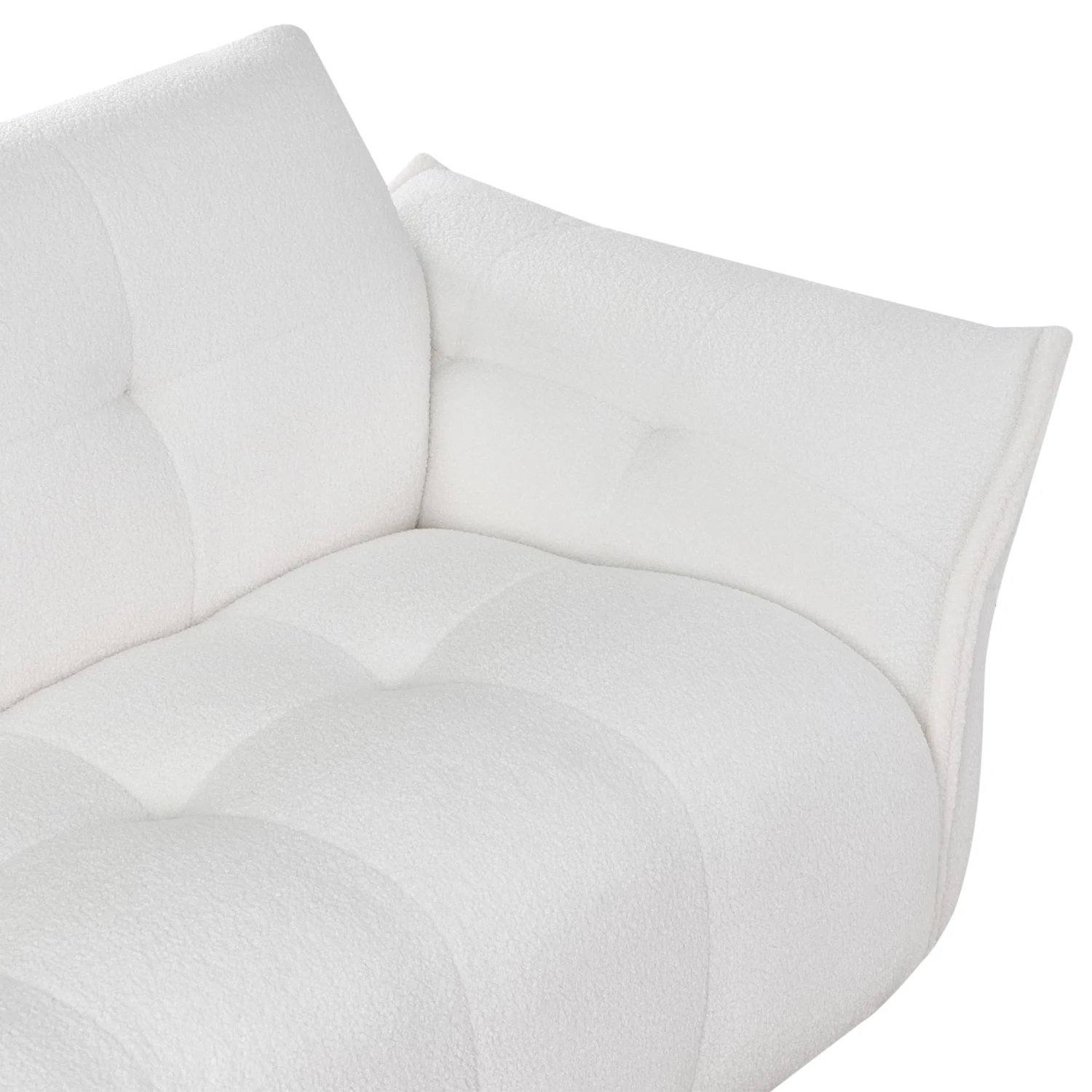 2-Sitzer Sofa HALBA In Weiß/Schwarz - (W) 174 X (H) 80 X (L) 85 Cm 7 2-Sitzer Sofa HALBA In Weiß/Schwarz - (W) 174 X (H) 80 X (L) 85 Cm – Bild 7