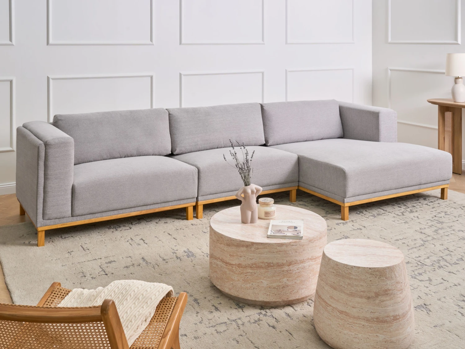 4-Sitzer Sofa VENG In Grau - (W) 347 X (H) 84 X (L) 156 Cm 2 4-Sitzer Sofa VENG In Grau - (W) 347 X (H) 84 X (L) 156 Cm – Bild 2