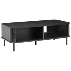 Couchtisch BRADLEY In Schwarz - (W) 60 X (H) 41 X (L) 120 Cm -Yamazaki Mobel Geschaft beliani couchtisch bradley in schwarz w 60 x h 41 x l 120 cm 3