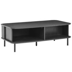 Couchtisch BRADLEY In Schwarz - (W) 60 X (H) 41 X (L) 120 Cm -Yamazaki Mobel Geschaft beliani couchtisch bradley in schwarz w 60 x h 41 x l 120 cm 5