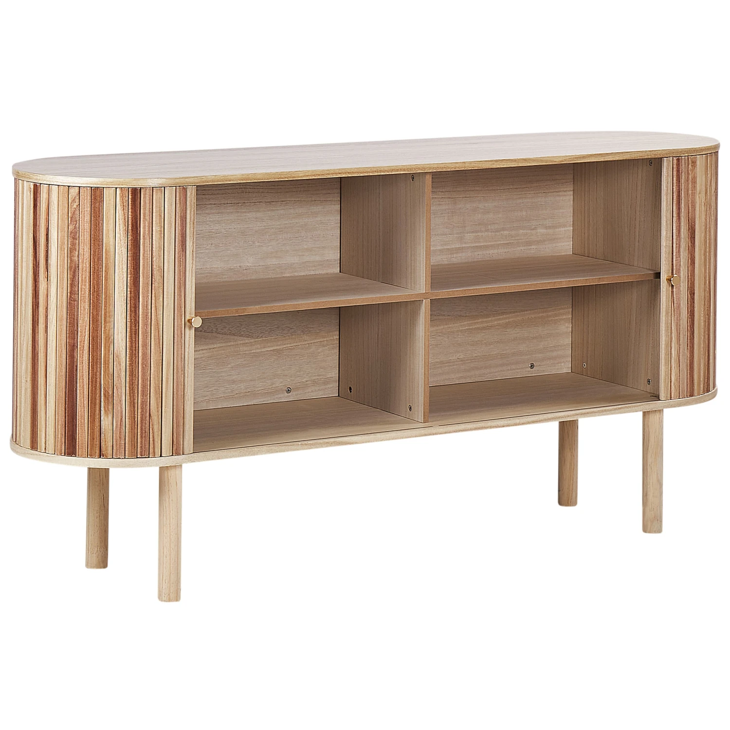 Sideboard MANARA In Heller Holzfarbton - (W) 149 X (H) 75 X (L) 40 Cm 4 Sideboard MANARA In Heller Holzfarbton - (W) 149 X (H) 75 X (L) 40 Cm – Bild 4