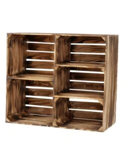 Regal "Porto" In Hellbraun - (B)77 X (H)68 X (T)35 Cm