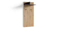 Garderobe Ben In Artisan Eiche / Anthrazit - (B) 60 X (H) 136 X (T) 27 Cm