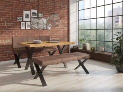 Vorbank CLAUDE In Braun - (B) 141 X (H) 51 X (T) 51,5 Cm -Yamazaki Mobel Geschaft byliving vorbank claude in braun b 141 x h 51 x t 51 5 cm 2