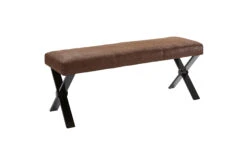 Vorbank CLAUDE In Braun - (B) 141 X (H) 51 X (T) 51,5 Cm