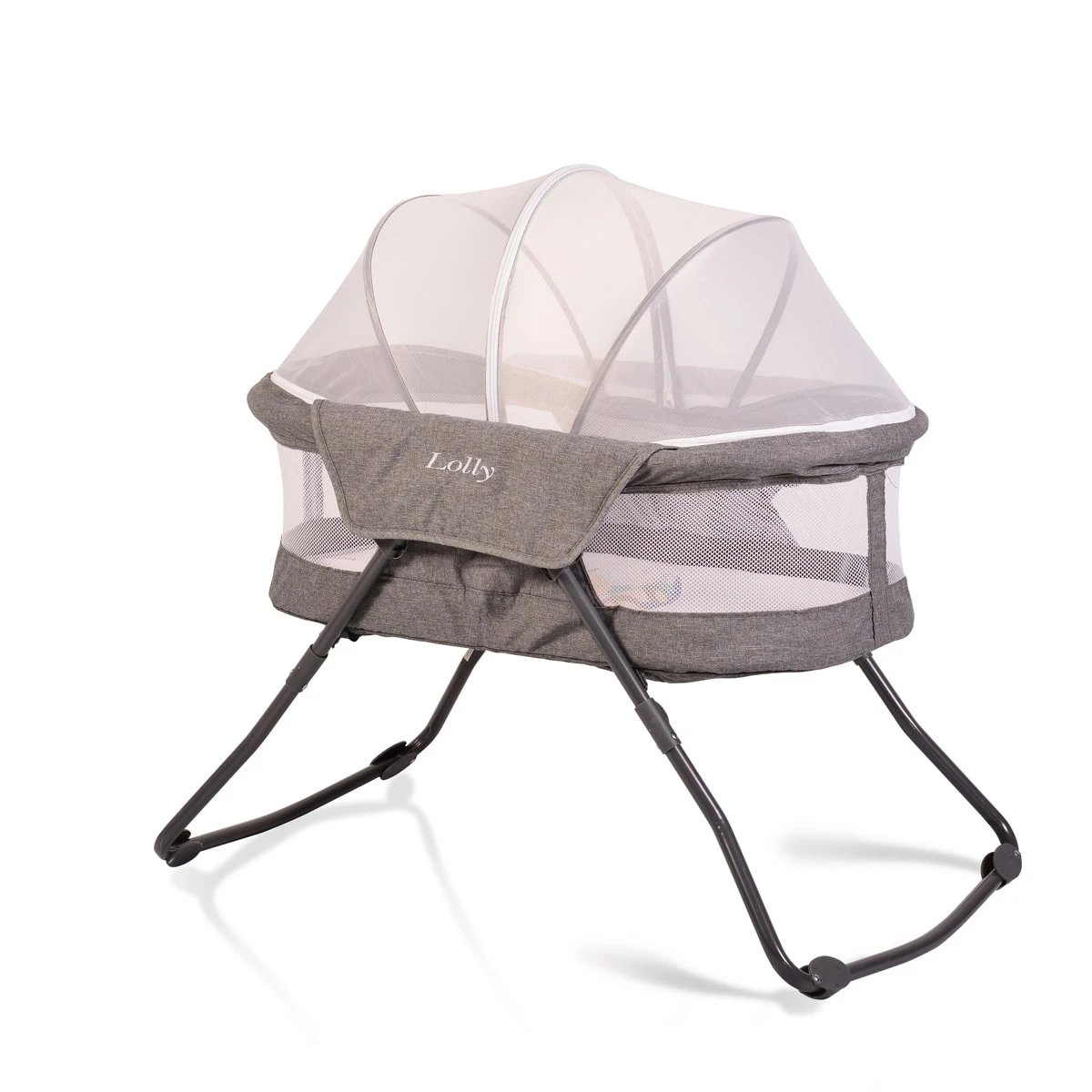 Babybett Lolly In Grau 2 Babybett Lolly In Grau – Bild 2