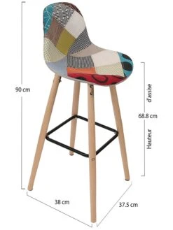 2er-Set: Barhocker "Riga" In Bunt - (B)37,5 X (H)90 X (T)38 Cm -Yamazaki Mobel Geschaft chairs for all 2er set barhocker riga in bunt b 37 5 x h 90 x t 38 cm 4