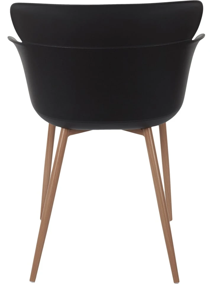 Esszimmerstuhl "Lorens" In Schwarz - (B)54 X (H)82 X (T)60 Cm 6 Esszimmerstuhl "Lorens" In Schwarz - (B)54 X (H)82 X (T)60 Cm – Bild 6