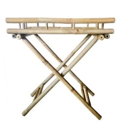 Lyon Serviertisch Bambus 60x40 Cm