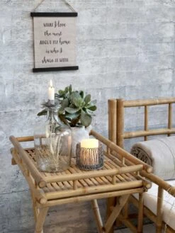 Lyon Serviertisch Bambus 60x40 Cm -Yamazaki Mobel Geschaft chic antique lyon serviertisch bambus 60x40 cm 4