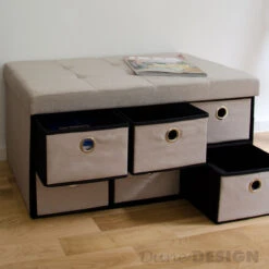 Faltbare Sitzbank Mit Schubladen Skagen In Beige 17 Faltbare Sitzbank Mit Schubladen Skagen In Beige -Yamazaki Mobel Geschaft dunedesign faltbare sitzbank mit schubladen skagen in beige 7