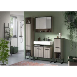 Hochschrank Bagno Grau 30 X 32 Cm -Yamazaki Mobel Geschaft ebuy24 hochschrank bagno grau 30 x 32 cm 4