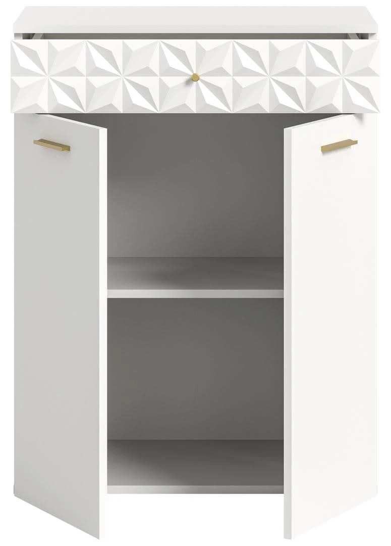 Sideboard Prisma Weiß 70 X 40 Cm 3 Sideboard Prisma Weiß 70 X 40 Cm – Bild 3