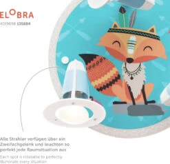 Deckenleuchte Rondell Little Indians "Fuchs Filip" -Yamazaki Mobel Geschaft elobra deckenleuchte rondell little indians fuchs filip 2