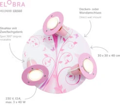 Deckenleuchte Rondell Phantasie -Yamazaki Mobel Geschaft elobra deckenleuchte rondell phantasie 3