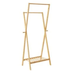 Garderobenständer Keitele In Braun (H)150cm (B)60cm (T)42cm (G)3.7kg -Yamazaki Mobel Geschaft en casa garderobenstander keitele in braun h 150cm b 60cm t 42cm g 3 7kg 5