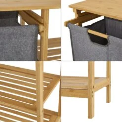 Standregal Nousiainen Bambus In Beige (H)80cm (B)100cm (T)30cm -Yamazaki Mobel Geschaft en casa standregal nousiainen bambus in beige h 80cm b 100cm t 30cm 6