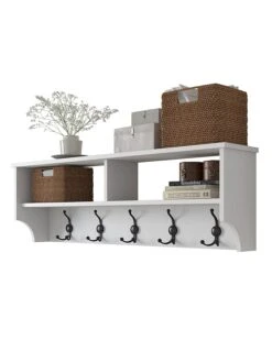 Garderobe In Weiß - (B)120 X (H)37 Cm -Yamazaki Mobel Geschaft evila garderobe in weiss b 120 x h 37 cm 5