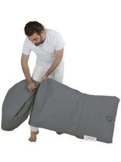 Sitzsack In Grau - (B)55 X (H)40 X (T)40 Cm -Yamazaki Mobel Geschaft evila sitzsack in grau b 55 x h 40 x t 40 cm 7