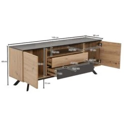 Lowboard "FB86957" In Braun / -Yamazaki Mobel Geschaft finebuy lowboard fb86957 in braun 3