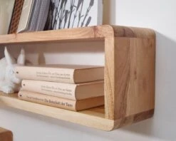 Wandregal "SV43583" In Gelb / Akazie 12 Wandregal "SV43583" In Gelb / Akazie -Yamazaki Mobel Geschaft finebuy wandregal sv43583 in gelb akazie 5