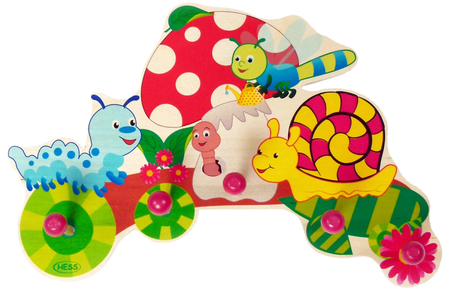 Garderobe "Pilz" In Bunt 1 Garderobe "Pilz" In Bunt