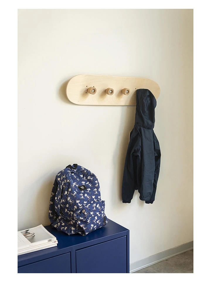 Garderobe "Skateboard" In Natur - (L)78,5 X (B)20 Cm 5 Garderobe "Skateboard" In Natur - (L)78,5 X (B)20 Cm – Bild 5