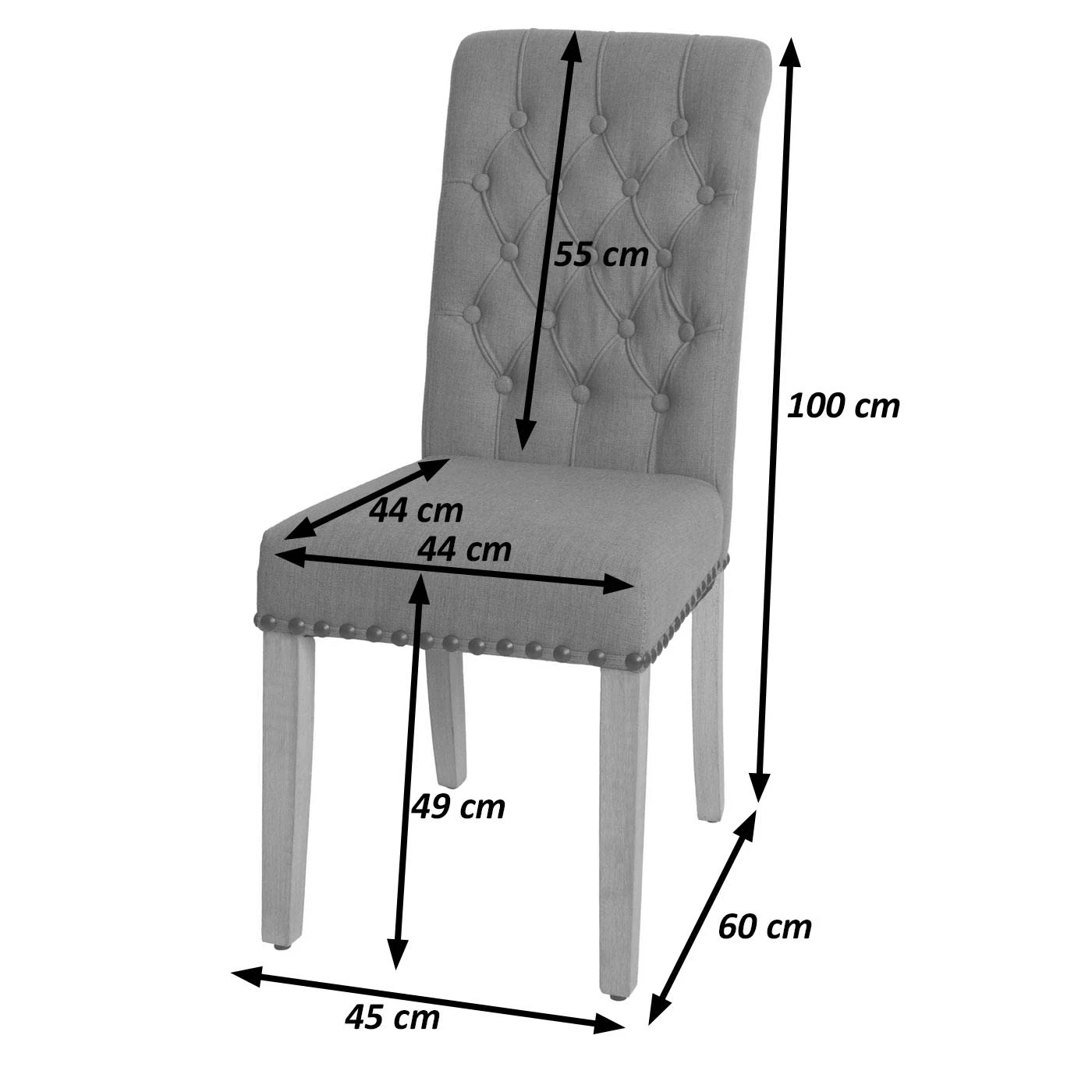 2er-Set Esszimmerstuhl O66, Beige 3 2er-Set Esszimmerstuhl O66, Beige – Bild 3