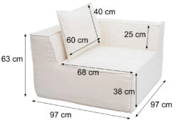 Eckteil/Zubehör Für Sofa O54 Polstersessel Armlehne 63x97x97cm, Grün -Yamazaki Mobel Geschaft mcw eckteil zubehor fur sofa o54 polstersessel armlehne 63x97x97cm grun 2
