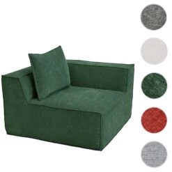 Eckteil/Zubehör Für Sofa O54 Polstersessel Armlehne 63x97x97cm, Grün -Yamazaki Mobel Geschaft mcw eckteil zubehor fur sofa o54 polstersessel armlehne 63x97x97cm grun 7