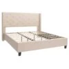 Polsterbett N59, Creme-beige