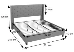 Polsterbett N59, Creme-beige 11 Polsterbett N59, Creme-beige -Yamazaki Mobel Geschaft mcw polsterbett n59 creme beige 2