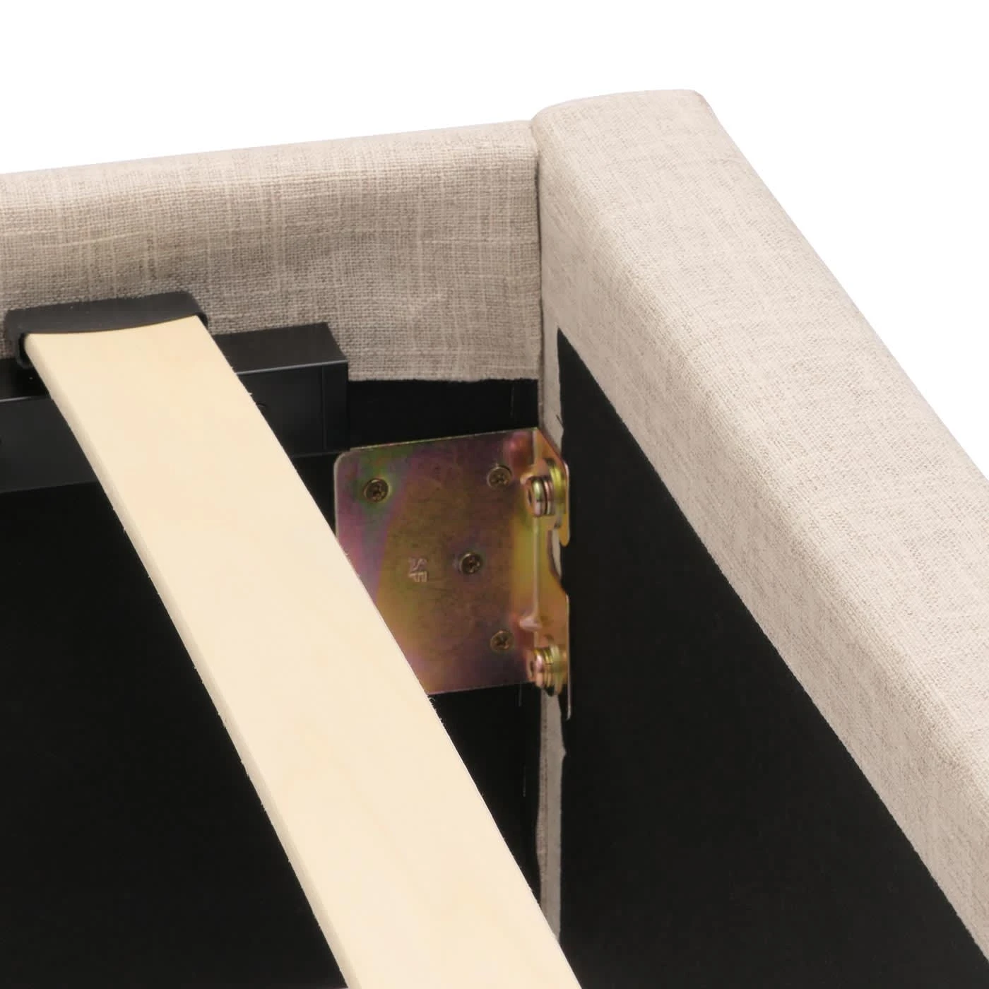 Polsterbett N59, Creme-beige 6 Polsterbett N59, Creme-beige – Bild 6