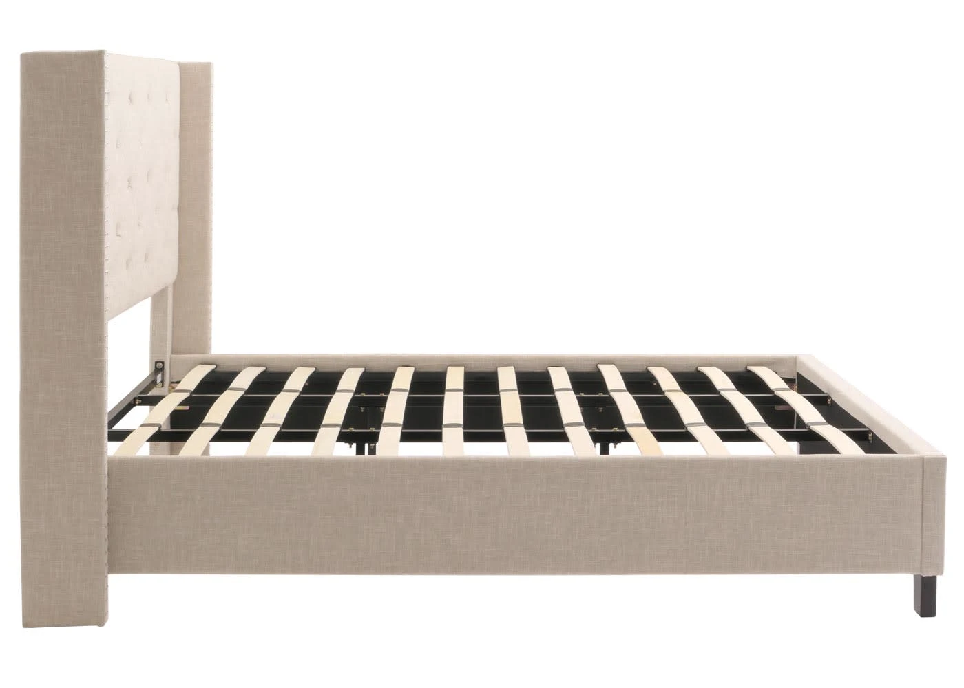 Polsterbett N59, Creme-beige 8 Polsterbett N59, Creme-beige – Bild 8