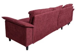 Sofa-Garnitur O71 L-Form Liegefläche Links/rechts 84x229x140cm, Bordeaux -Yamazaki Mobel Geschaft mcw sofa garnitur o71 l form liegeflache links rechts 84x229x140cm bordeaux 5