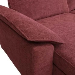 Sofa-Garnitur O71 L-Form Liegefläche Links/rechts 84x229x140cm, Bordeaux -Yamazaki Mobel Geschaft mcw sofa garnitur o71 l form liegeflache links rechts 84x229x140cm bordeaux 6