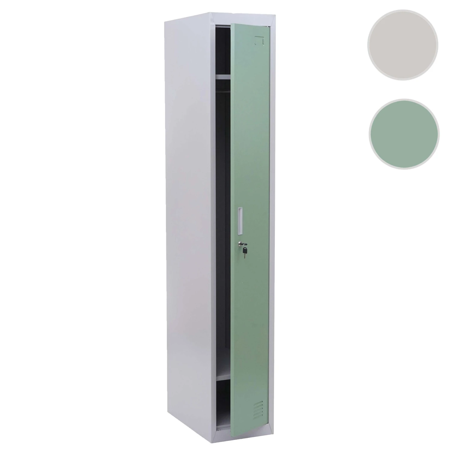 Spind Preston Nach ASR A4.1 Richtlinie, Mint-grün 7 Spind Preston Nach ASR A4.1 Richtlinie, Mint-grün – Bild 7