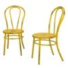 Metallstühle 2er-Set Benne In Gelb Mit Gebrauchsspuren