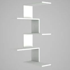 Wandregal Eckregal Caniko Weiß