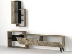 Wohnwand Palemo Eiche Schwarz -Yamazaki Mobel Geschaft moebel17 wohnwand palemo eiche schwarz 5