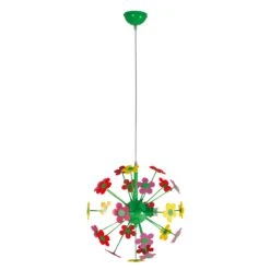 Pendelleuchte "Flower" In Bunt